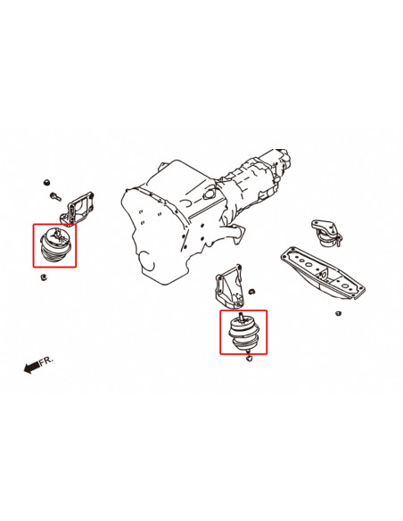 Harden Engine Mount Infiniti G series, Nissan Skyline, Z-series