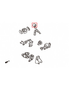 Silent block posteriore Hardrace Mitsubishi Lancer Evo Da VII a X 2