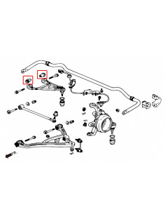 boccole superiori posteriori  Hardrace Honda S2000 MK2 AP2 2