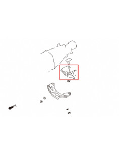 Supporto cambio rinforzato Hardrace Subaru BRZ Toyota GR86 GT86 086A 2