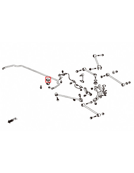 Rear Stabilizer Bushing Honda Accord