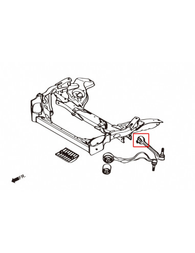 Kit Boccole Braccio inferiore ant post + Giunto sferico Hardrace BMW Serie 1 E8x Serie 3 E9x X1 E84 Z4 E89