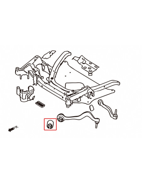Front Lower-front Arm Bushing Bmw 5 Series, 6 Series, 7 Series