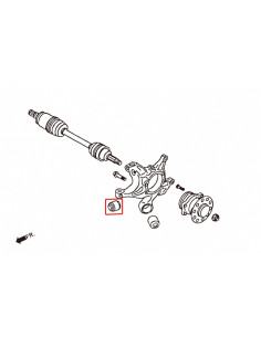 Kit boccole ai bracci inferiori posteriore Hardrace Subaru BRZ Toyota GR86 GT86 Impreza MK4 MK5 WRX MK5 2