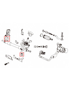 Kit Boccole Rinforzate Sterzo Hardrace Honda Civic MK8 + Type R 2