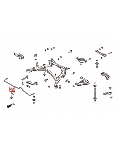 Rear Sway Bar Bushing Infiniti Q45, Nissan 240SX 2