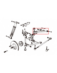 Bracci superiori posteriori Hardrace Lotus Elise MK2 Exige MK2 2