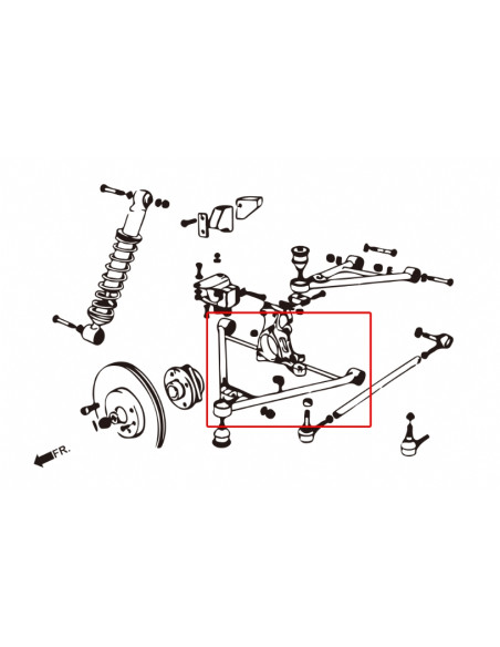 Bracci inferiori posteriori Hardrace Lotus Elise MK2 Exige MK2