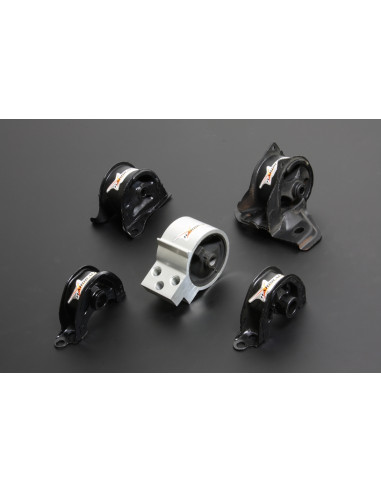 Kit Supporto motore rinforzato Hardrace Honda Del Sol CR-X Civic MK5 MK6 Integra MK3 + Type R Street