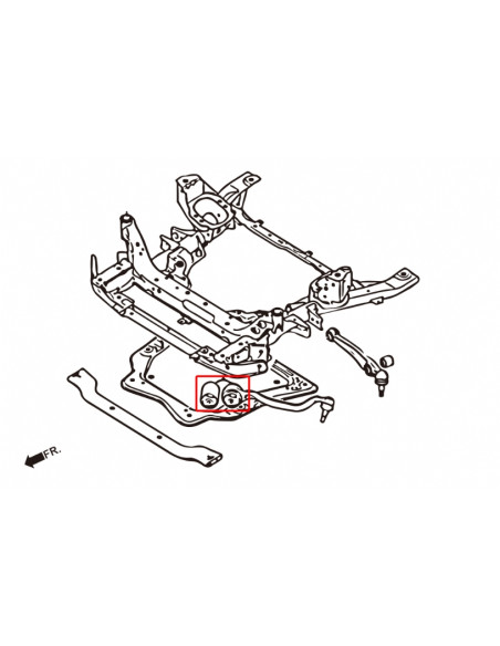 Front - Front Lower Arm Bushing Bmw X5, X6