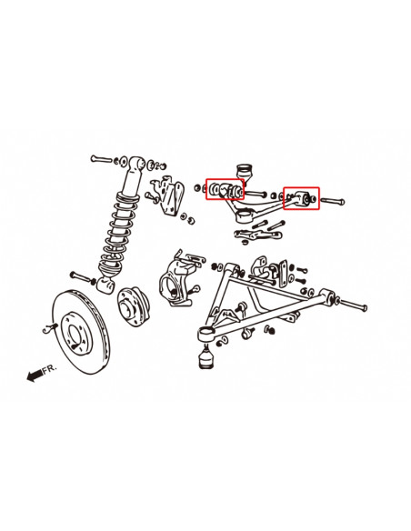 Front Upper Arm Bushing Lotus Elise, Exige