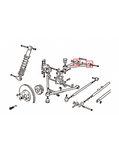 Rear Upper Arm Bushing Lotus Elise, Exige