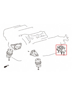 Transmission Mount Lexus, Toyota 2