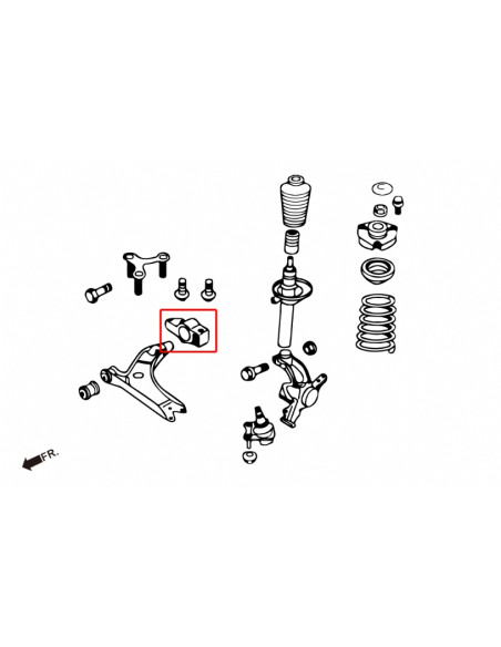 Front Lower Control Arm Bushing Audi, Volkswagen
