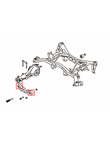 Rear Sub-frame Bushing Subaru