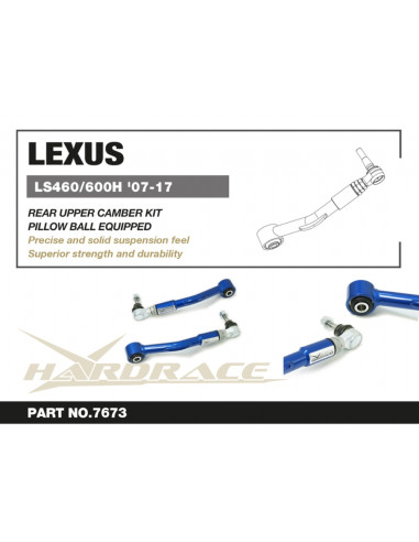 Kit Camber Superiore Posteriore Hardrace Lexus LS MK4 XF40