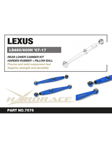 Kit Camber Inferiore Posteriore Hardrace Lexus LS MK4 XF40