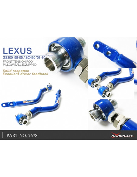 Kit Braccio Tensione anteriore Hardrace Lexus GS S160 SC Z40 MK2