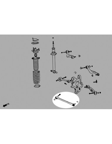 Rear Lower Arm Lexus LS