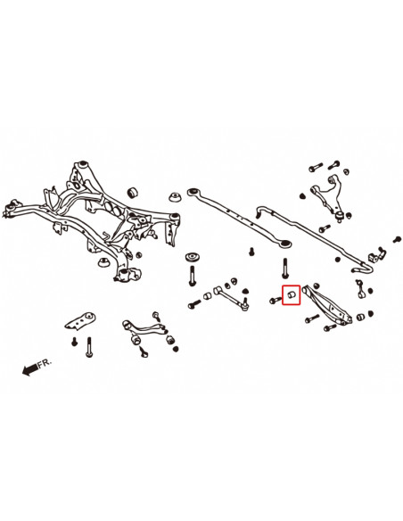 Rear Lower Arm Bushing Subaru