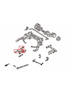 Kit Boccole del Braccio superiore posteriore Hardrace Mazda RX-7 FD 2