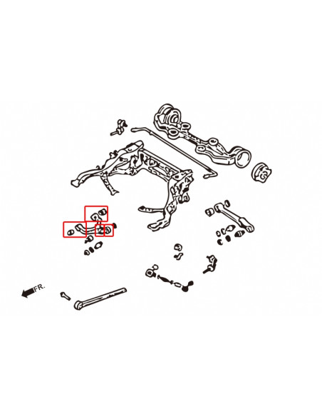 Rear Upper Arm Bushing Mazda RX-7