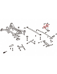 Kit Boccole del Braccio superiore posteriore Hardrace Subaru BRZ Impreza GJ GP Toyota GR86 GT86 086A 2