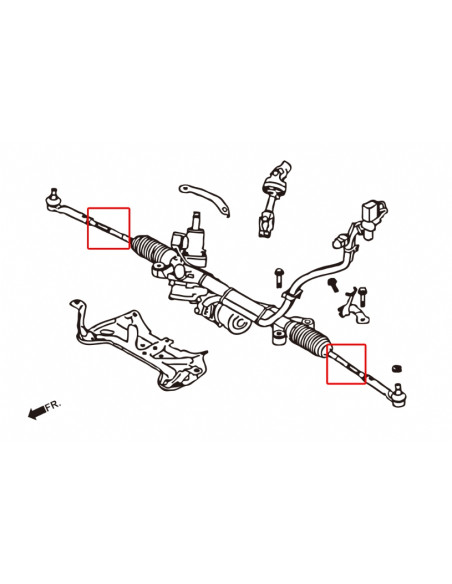 Hard Tie Rod Subaru Forester, Impreza, XV
