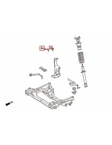 Front Upper Arm Bushing Lexus LS