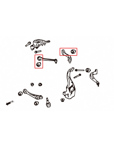 Boccole Braccio superiore anteriore Hardrace Audi A4 S4 RS4 B8 A5 S5 RS5 B8 A7 S7 RS7 C7
