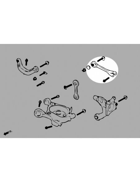 Rear Toe Arm Ford Mustang