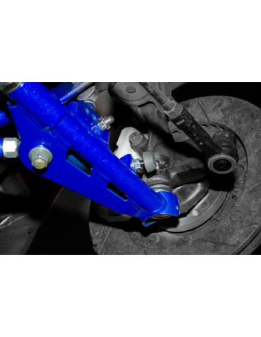 Kit braccio inferiore anteriore regolabile + bielletta barra stabilizzatrice Hardrace Nissan Silvia S13 (pillow ball)