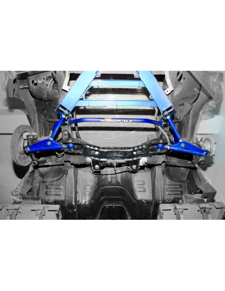 Kit braccio inferiore anteriore regolabile + bielletta barra stabilizzatrice Hardrace Nissan Silvia S13 V2 (pillow ball)