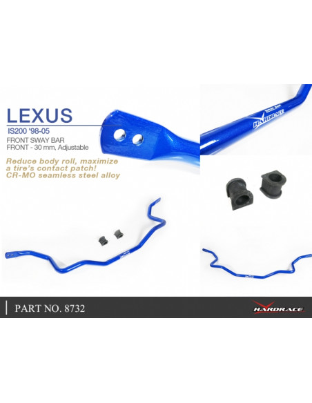 Barra stabilizzatrice anteriore Hardrace Lexus IS XE10 MK1