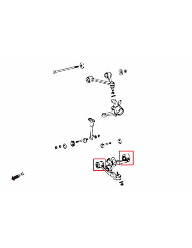 Front Lower Arm Bush Lexus SC, Toyota Soarer, Supra
