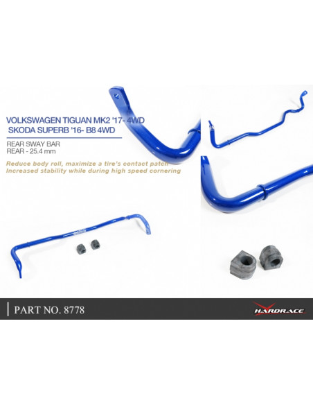 Rear Sway Bar Skoda, Volkswagen