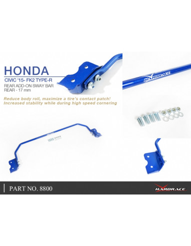 Rear Add-on Sway Bar Honda Civic