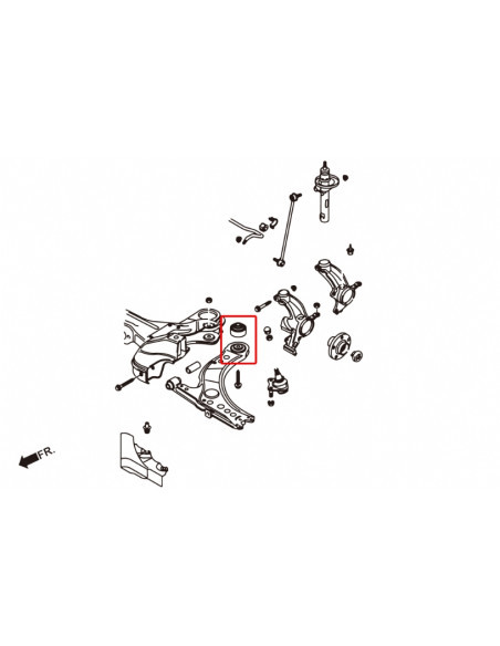 Kit Boccola posteriore del braccio inferiore anteriore Hardrace Audi A1 S1 8X A3 S3 8L TT 8N Polo 6R + GTI Fabia MK2