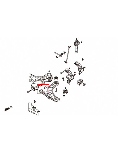 Boccola anteriore del braccio inferiore anteriore Hardrace Audi A1 S1 8X A3 S3 8L TT 8N Polo 6R + GTI Fabia MK2