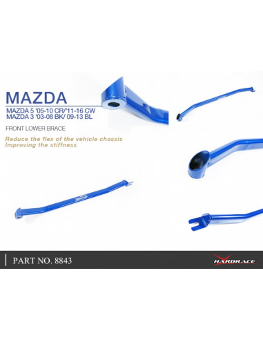 Front Lower Brace Mazda 3, 5