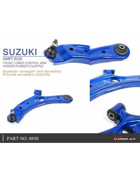 Kit Braccio inferiore anteriore Hardrace Suzuki Swift Z32 MK3