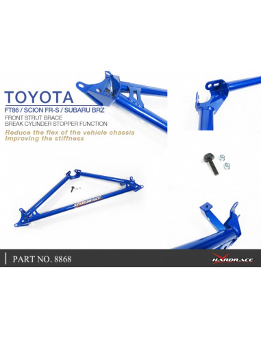 Front Strut Brace Scion FR-S, Subaru BRZ, Toyota 86