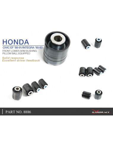 Boccola del braccio inferiore anteriore Hardrace Honda Civic MK4 CRX MK2 Integra MK2