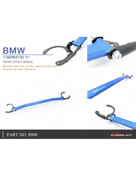 Barra Duomi anteriore Hardrace BMW Serie 1 F20 F21