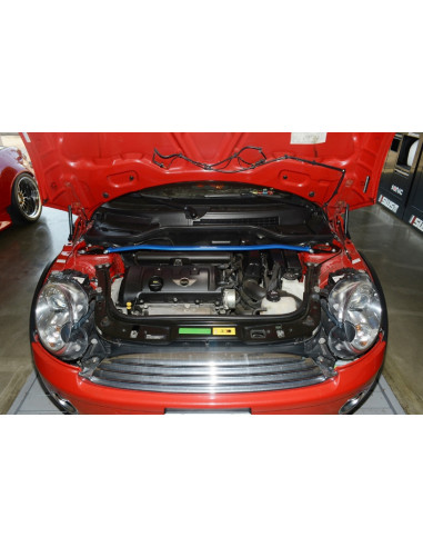 Barra duomi anteriore Hardrace Mini Cooper R55 R56 R57 R58 R59 + JCW