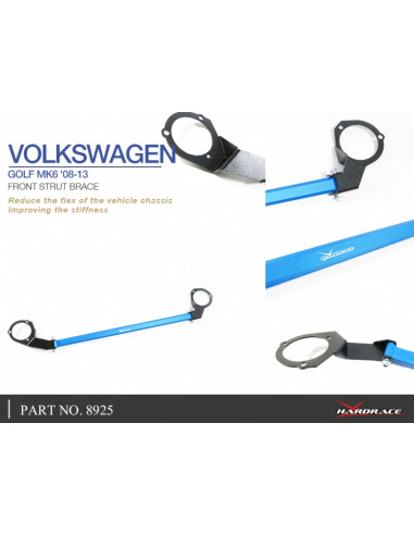 Barra Duomi anteriore Hardrace Volkswagen Golf MK6 + GTD/GTI/R 517 5K1 AJ5
