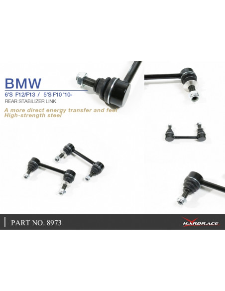 Bielletta barra stabilizzatrice posteriore Hardrace BMW Serie 5 F10 F11 Serie 6 F12 F13 F06 + M5 M6