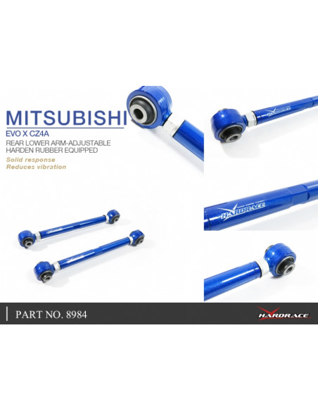 Braccio inferiore posteriore Hardrace Mitsubishi Lancer Evo X