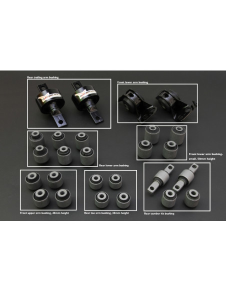 Arm Bushings Completed Set Honda Civic, Crx, Integra