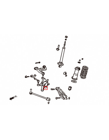 Rear Knuckle Bushing Lexus, Toyota